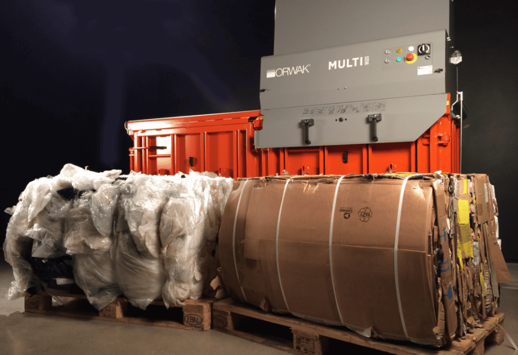 Hulladéktömörítő, bálázógép, hulladékprés